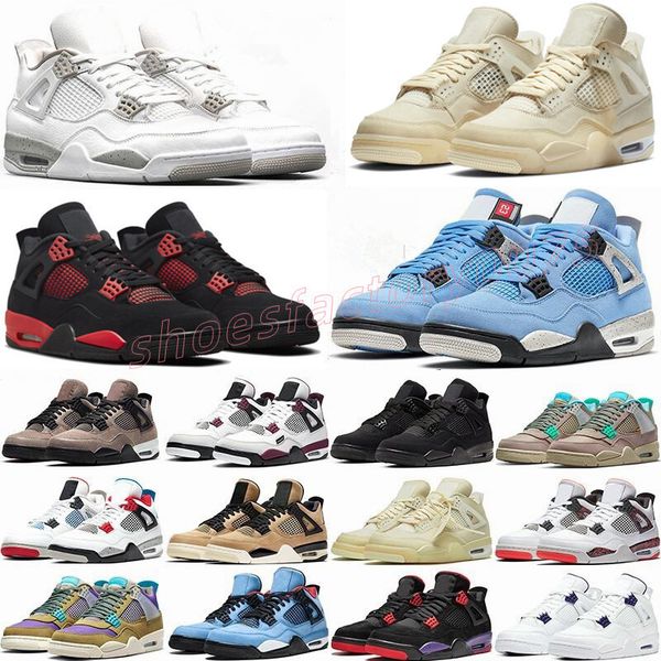 University Blue 4 4s mens Basketball Shoes white guava ice sail purple black cat cactus jack men women sneakers Trainers S, Cream
University Blue 4 4s mens Basketball Shoes white guava ice sail purple black cat cactus jack men women sneakers Trainers S, Cream