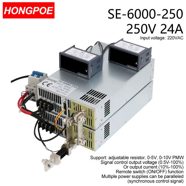 250V 24A 6000W Smps…