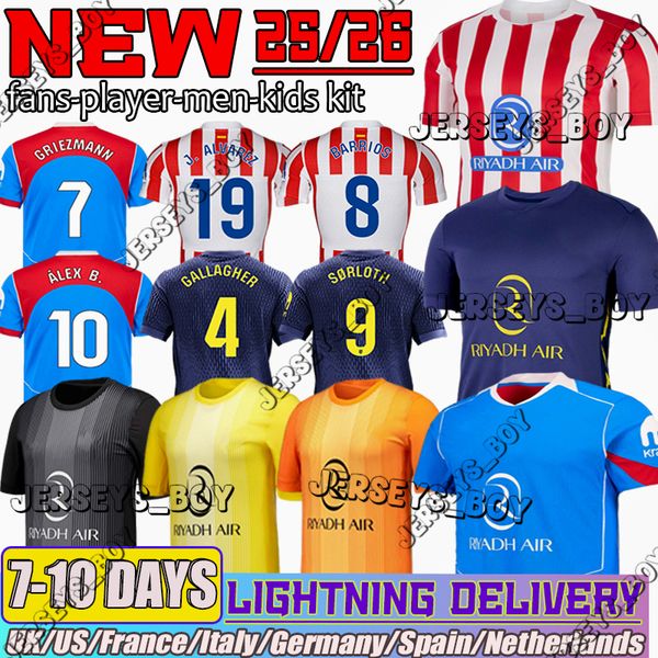 Camiseta 25 26 AtlETicOS DE MadRId Jersey J. ALVAREZ GRIEZMANN Soccer Jerseys ALEX B. Sorloth ALMADA GALLAGHER KOKE SAUL Long Sleeve Football Shirt Kids Kit Uniforms, Black
Camiseta 25 26 AtlETicOS DE MadRId Jersey J. ALVAREZ GRIEZMANN Soccer Jerseys ALEX B. Sorloth ALMADA GALLAGHER KOKE SAUL Long Sleeve Football Shirt Kids Kit Uniforms, Black