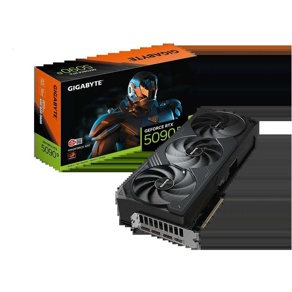 2025 New Released GeForce RTX 5090 D WINDFORCE 32G PCIE 5.0 GPU 5090 AI Computing Video Cards Graphics Card Gaming