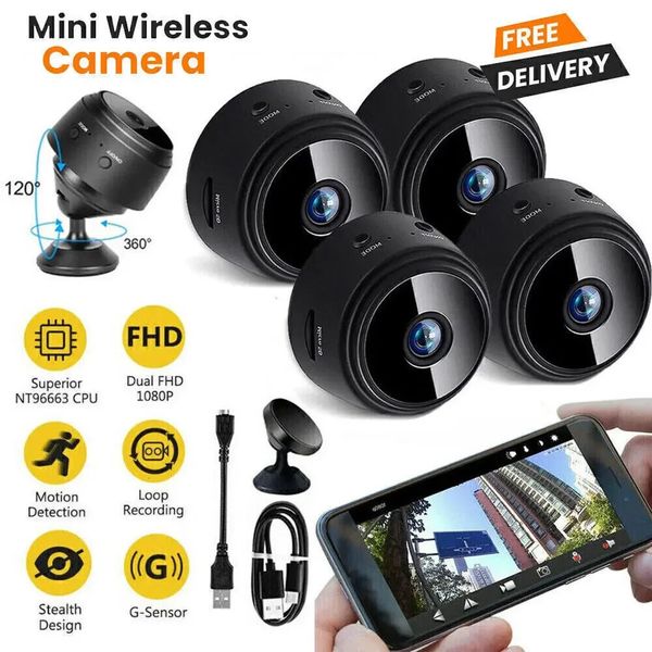 A9 Mini Camera WiFi Wireless Security Protection Remote Monitoring Video Surveillance Smart Home HD 250408
A9 Mini Camera WiFi Wireless Security Protection Remote Monitoring Video Surveillance Smart Home HD 250408