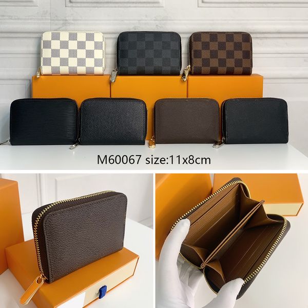 Designer leather Wallet High quality clip Metal buckle Wallet Lattice zipper Luxury Women Card Holder Purse credit card holder Handbag Money Bag With box M60067, #1
Designer leather Wallet High quality clip Metal buckle Wallet Lattice zipper Luxury Women Card Holder Purse credit card holder Handbag Money Bag With box M60067, #1