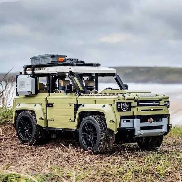 2025 New 2573Pcs Famous Car Land Supercar Riover Off-Road Defender Vehicle Mode…