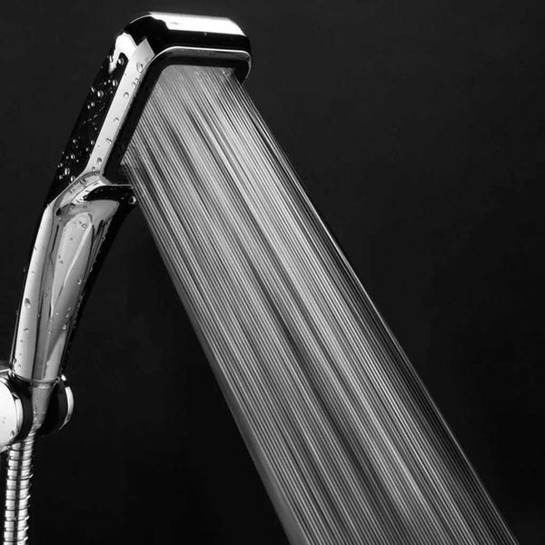 300 Holes High Pressure Shower Head Powerfull Boosting Spray Bath Water Saving Kitchen Accessories Home Tools Bathroom AccessoriM251120