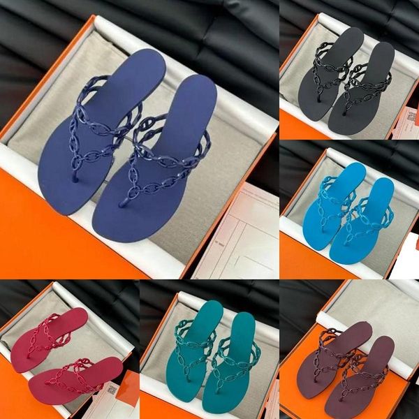 Sandals slippers women's slippers designer slippers genuine leather women's summer beach shoes 35-41