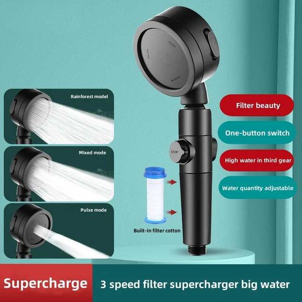 Home Pressurized Shower Head Filtered Water Shower Nozzle Bathroom Handheld Shower AccessoriesM251120