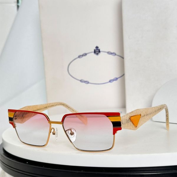 Polygon Frame Sunglass Designer Fashion Polarized Sunglasses Women Men Sun glass Classic Triangle Goggle Adumbral 6 Color Option Eyeglasses