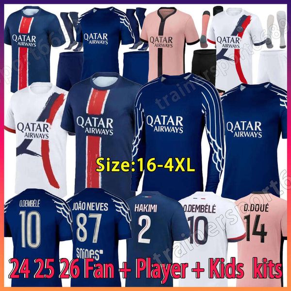 2025 O.Dembele soccer jerseys KOLO MUANI ASENSIO HAKIMI Ugarte 24 25 football shirt hommes enfants MEN kids KIT LEE KANG IN away third Sports shirt, Black
2025 O.Dembele soccer jerseys KOLO MUANI ASENSIO HAKIMI Ugarte 24 25 football shirt hommes enfants MEN kids KIT LEE KANG IN away third Sports shirt, Black