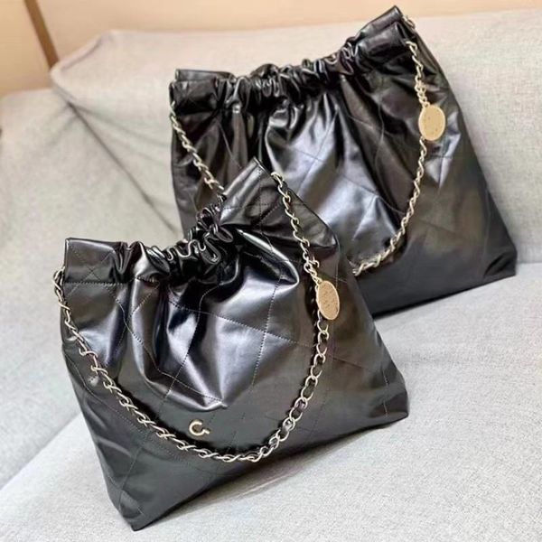 Shoulder Bags Designer Lingge Gold Coin Chain Women's Bag Single Shoulder Underarm Bucket Bag Tote Garbage Large Capacity, C2
Shoulder Bags Designer Lingge Gold Coin Chain Women's Bag Single Shoulder Underarm Bucket Bag Tote Garbage Large Capacity, C2