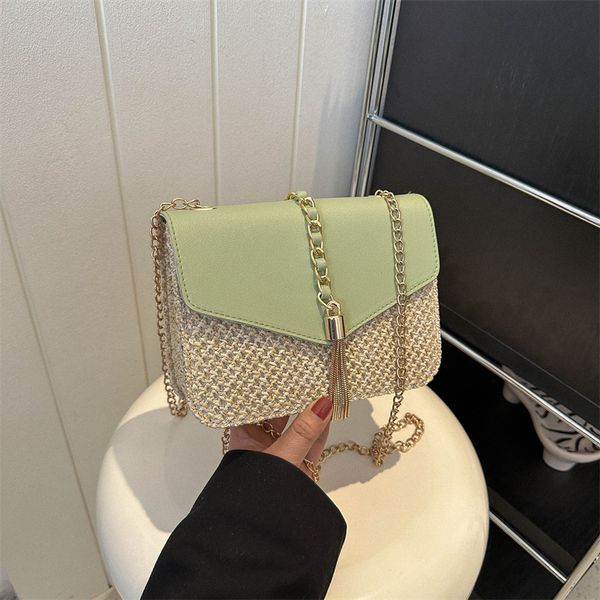 Free shipping, niche design new women's high-end, simple straw woven small square underarm bag, versatile single-shoulder crossbody bag 2025s hot, Black
Free shipping, niche design new women's high-end, simple straw woven small square underarm bag, versatile single-shoulder crossbody bag 2025s hot, Black