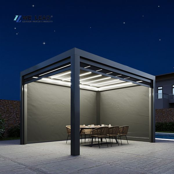 Weatherproof Alumium Louvered Garden Structure Tailored Exterior Shade Solution
Weatherproof Alumium Louvered Garden Structure Tailored Exterior Shade Solution
