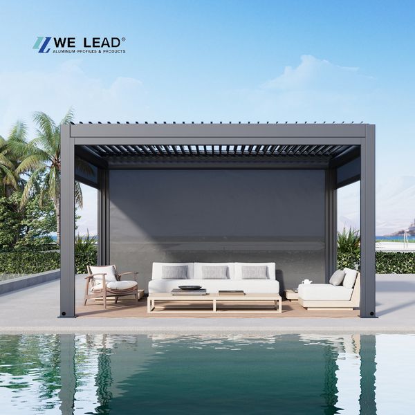 Customized Aluminum Powder Coated Outdoor Gazebo Louver Roof Garden Bioclamitic Pergola Design
Customized Aluminum Powder Coated Outdoor Gazebo Louver Roof Garden Bioclamitic Pergola Design