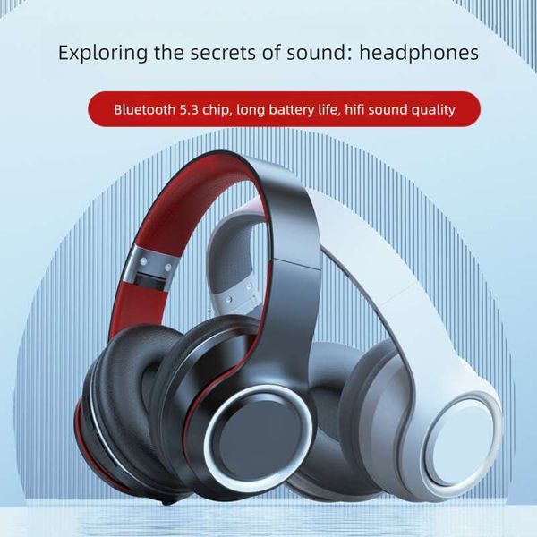 Over-Ear Gaming Headphones with ANC, Long-lasting Battery life Low Latency for PC/PS5/Mobile Foldable Design Built-in Mic Heavy Bass Sound Earphones Muhan