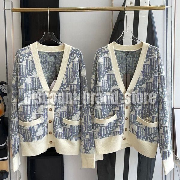 New Spring Sweater Couple Cardigan Knitted Cardigan Loose Sweater Designer Sweater Luxury Letter Sweater C1, #1
New Spring Sweater Couple Cardigan Knitted Cardigan Loose Sweater Designer Sweater Luxury Letter Sweater C1, #1