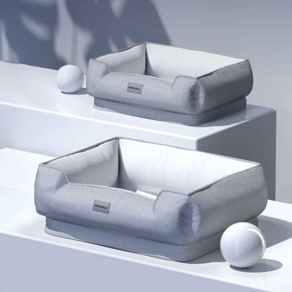 Natural Latex Pet Bed Winter Warm Dog Nest Removable Pet Sleeping Mat Anti-Mite and Antibacterial Cat Bed Soft Foam Pet MattressM251124