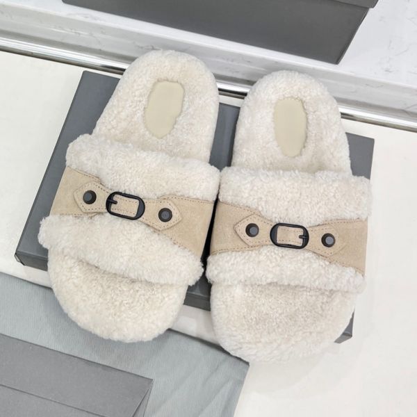 (Order by pic in opt, not by desc)Top quality Fur Slippers Winter Fluffy Slippers Furry Hairy Plush Women House Home Cozy Fuzzy Indoor Shoes Casual