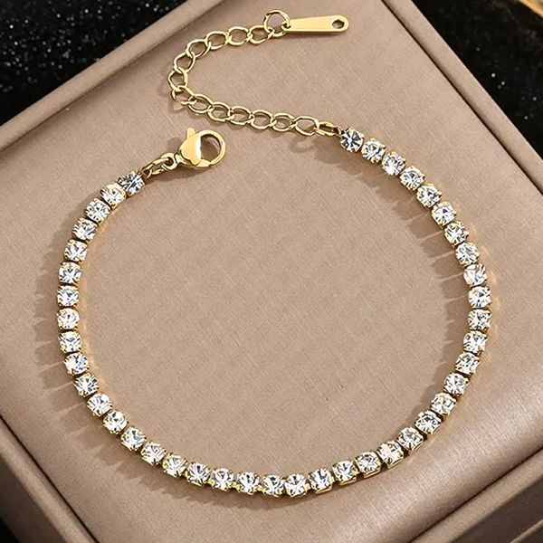 Designer Bracelet Bracelet for Women Stainless Gold Bangle Full Pave Bangles Luxury Jewlery Designer for Women Elegant Timeless Sparkling Gift Premium Exclusive
Designer Bracelet Bracelet for Women Stainless Gold Bangle Full Pave Bangles Luxury Jewlery Designer for Women Elegant Timeless Sparkling Gift Premium Exclusive