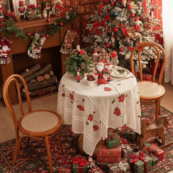 Christmas Red Flowe…