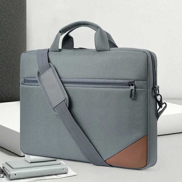 Lightweight Laptop Bag Portable Women Business Shoulder Messenger Bag 14Inch Ha…