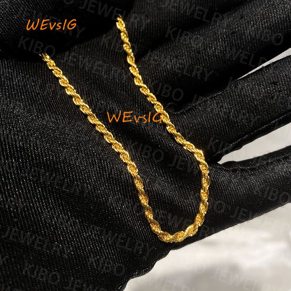 18k Gold Cuban Link Chain Necklace