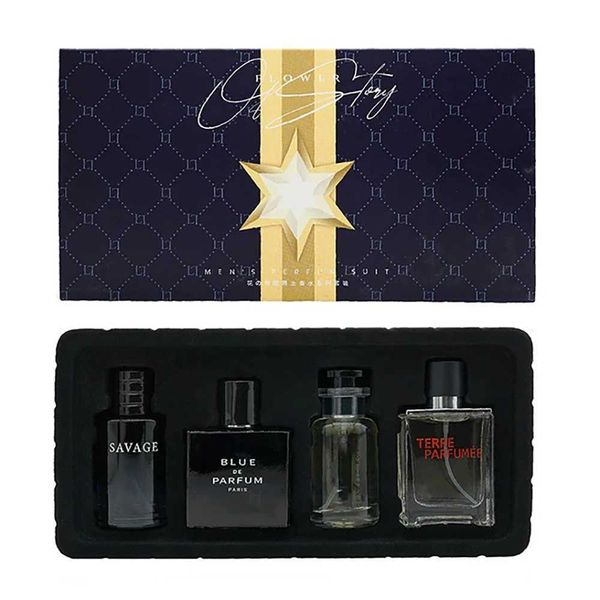 Luxury Brand designer perfume Men Cologne Parfums Homme Gift Box 4Pcs Set 100ml Perfumes Masculinos Natural Floral Fruity Scent 28