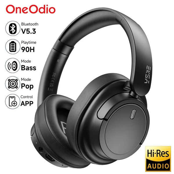 Oneodio EKSA V16 Wireless Headphones 53 Over Ear Headset With Mic Bass Mode Hi-Res HiFi Wired Headphones 90H APPM251126