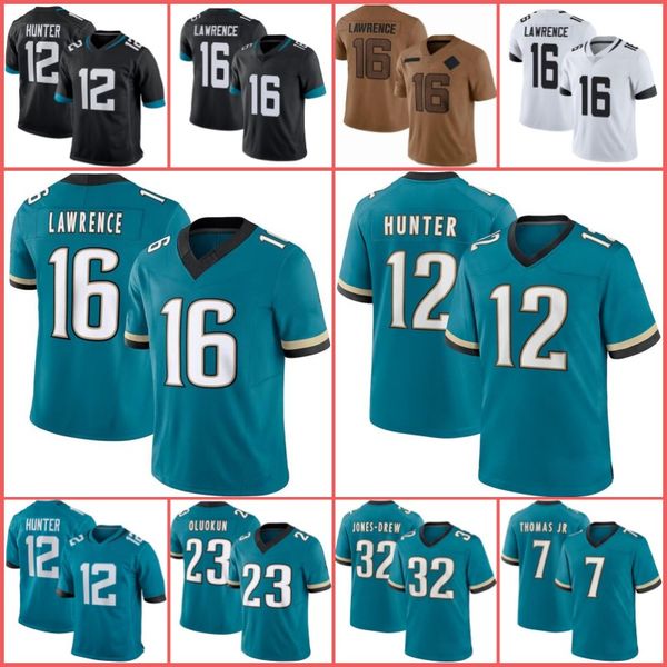 12 Travis Hunter 7 Brian Thomas Jr Trevor Lawrence Football Jersey Devin Lloyd Foyesade Oluokun Bhayshul Tuten Caleb Ransaw Little Travon Walker Tank Bigsby Smith