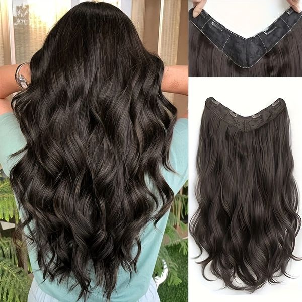 Romantic Natural-Wave Protein Fiber Womens Fake Hair Piece 24 Inch Long for Stylish Looks, 2#
Romantic Natural-Wave Protein Fiber Womens Fake Hair Piece 24 Inch Long for Stylish Looks, 2#