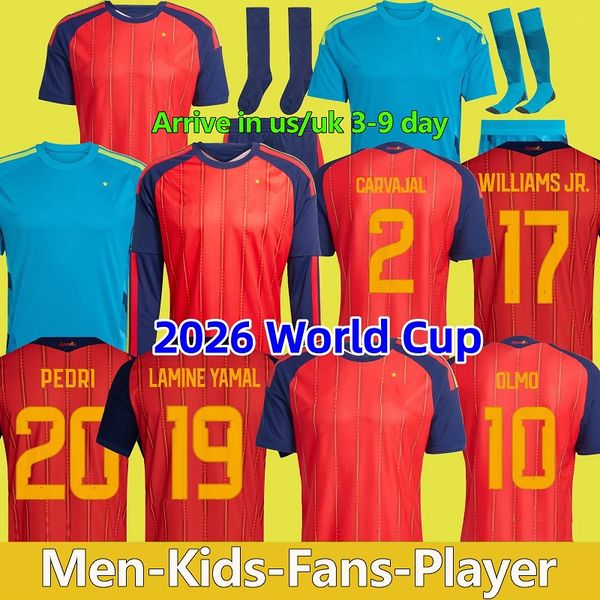2026 World Cup SPAIN Soccer Jerseys PEDRI GAVI LAMINE YAMAL MORATA Carvajal OLMO FERRAN RODRIGO Jersey SPANISH Men Kid Kit Football Shirt Fan Player, Red
2026 World Cup SPAIN Soccer Jerseys PEDRI GAVI LAMINE YAMAL MORATA Carvajal OLMO FERRAN RODRIGO Jersey SPANISH Men Kid Kit Football Shirt Fan Player, Red