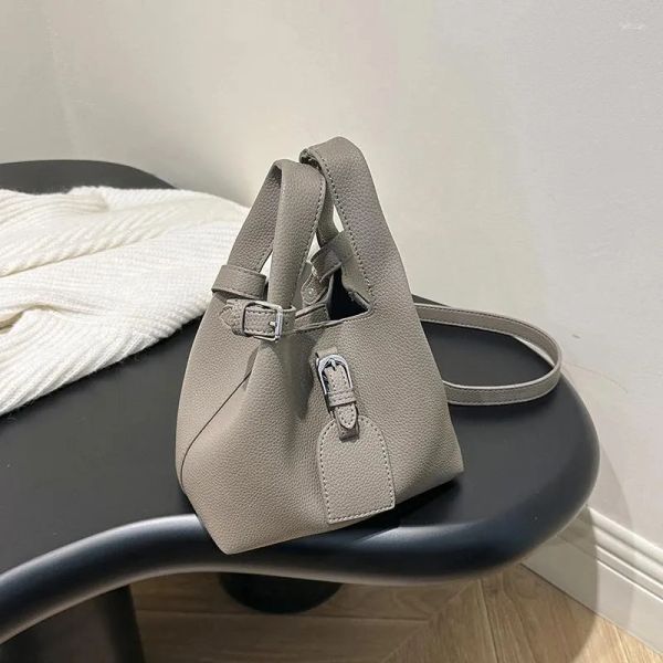 Shoulder Bags Sense Of Solid Bucket Handbags High Quality Designer Style Commuting And Crossbody For Women 2024 Fashion, Grey
Shoulder Bags Sense Of Solid Bucket Handbags High Quality Designer Style Commuting And Crossbody For Women 2024 Fashion, Grey