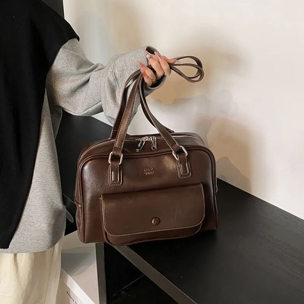 HOT NEW Free shipping designer bags for womens Oil wax leather double bag leisure black beige brown European and American niche design handbag, Item#2
HOT NEW Free shipping designer bags for womens Oil wax leather double bag leisure black beige brown European and American niche design handbag, Item#2
