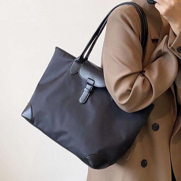 Designer Nylon Bag Waterproof Tote Bag For Women Bucket Large Capacity Lightwei…