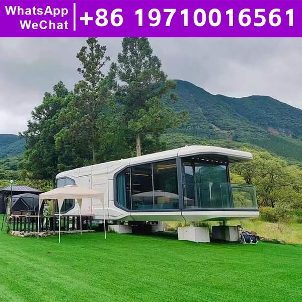 Hot Selling Tiny Homes Prefabricated House Cheap Housing Space Capsule House Prefabricated Module Houses Low Cost Factory Price
Hot Selling Tiny Homes Prefabricated House Cheap Housing Space Capsule House Prefabricated Module Houses Low Cost Factory Price