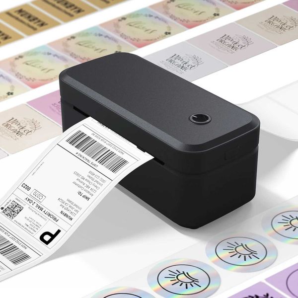 Marklife X4 Thermal Label Printer Portable Printer for 4x6 Mailing Packages Printing Autatic Label Recognition H251127