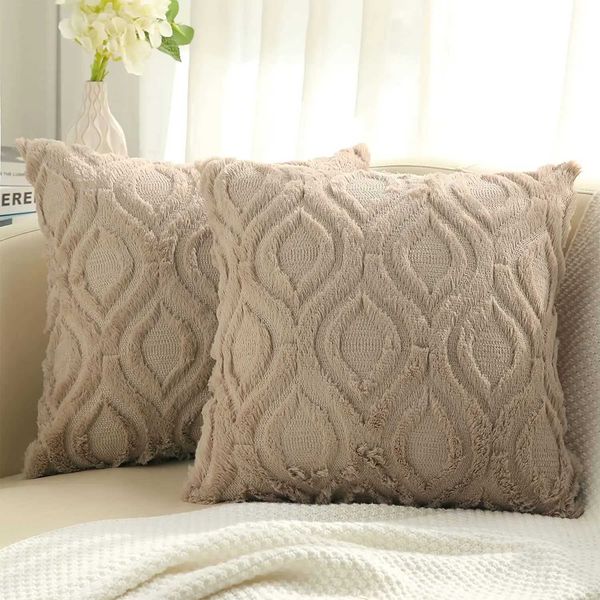 HAPIHAPPY Sofa Throw Pillow Covers Living Room Soft — compare prices at CompareOffers