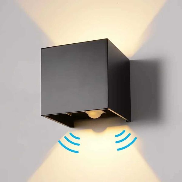 IP65 Sensor LED Wall Lamp 6W/12W Outdoor Motion Sconce Balcony Porch Light Garden Yard Aisle Decor Lighting Indoor Bedside LampM251127