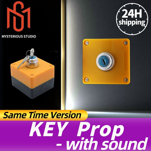 Mysterious Studio Secret Room Escape Game Mechanism Props Electronic Puzzle Key Switch Adjust Keys to Correct Gear