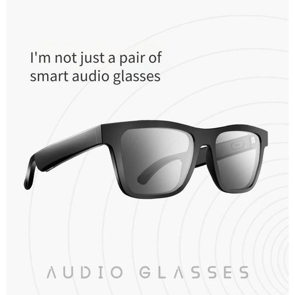 Stylish New Smart Glasses E10 Sunglasses with Bluetooth Audio Technology for Calls and Music