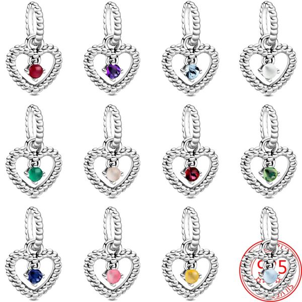 new popular 925 sterling silver twelve month birthstone heart eternal charm beads pendant for original bracelet women jewelry
new popular 925 sterling silver twelve month birthstone heart eternal charm beads pendant for original bracelet women jewelry