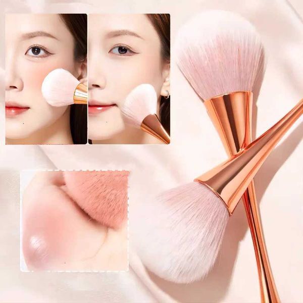Rose Gold Powder Blush Brush Professional Make Up Brush Large Cosmetic Face Cont Cosmetic Face Cont Brocha Colorete Make Up Tool X251128