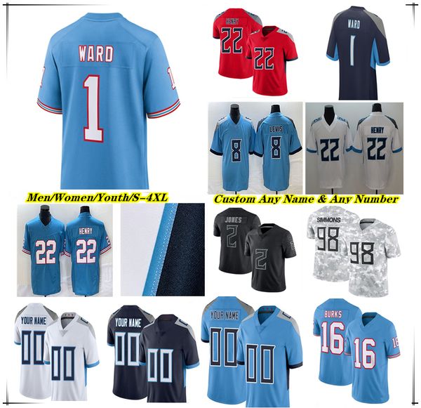 Cam Ward Jerseys Football American Will Levis Jeffery Simmons Tony Pollard Calvin Ridley Tyjae Spears Chig Okonkwo Amani Hooker Earl Campbell Ryan Tannehill McNair, Men navy style
Cam Ward Jerseys Football American Will Levis Jeffery Simmons Tony Pollard Calvin Ridley Tyjae Spears Chig Okonkwo Amani Hooker Earl Campbell Ryan Tannehill McNair, Men navy style