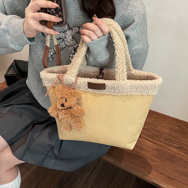 Free Shipping Designer Bag New Fashion Luxury Bag New Suede Tote Bag Women - Retro Shearling Bucket Handbag, Spacious Winter Purse with Free Shipping, Brown
Free Shipping Designer Bag New Fashion Luxury Bag New Suede Tote Bag Women - Retro Shearling Bucket Handbag, Spacious Winter Purse with Free Shipping, Brown