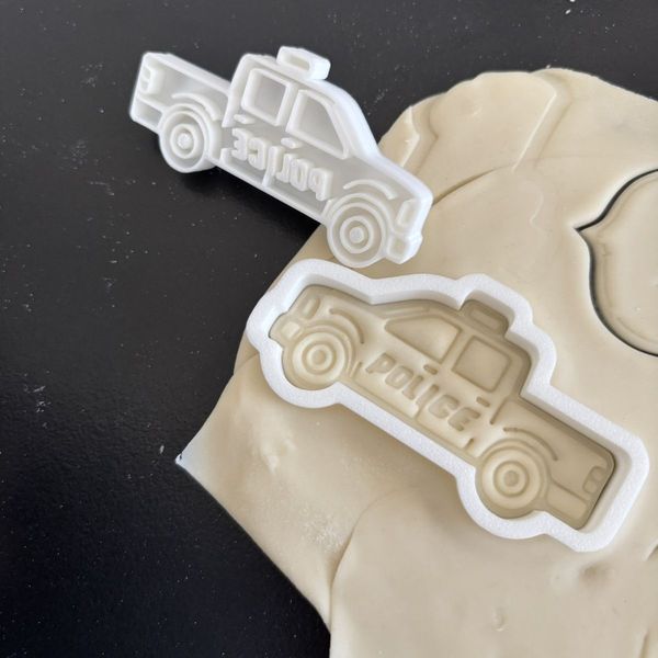 Children's Simulation Press Cutter Baking Tool Cartoon Printed Cookie Clay Mold