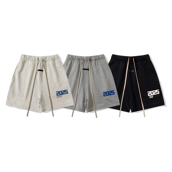 Men's Shorts Designer 2025 Spring/Summer Glued Digital Letter Casual Loose Shorts for Men and Women