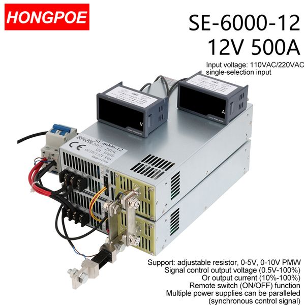12V 500A 6000W Smps…