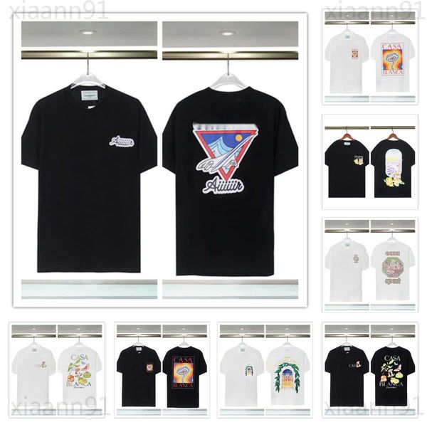 Casablanca Men's Cotton Graphic T-Shirt Oversized