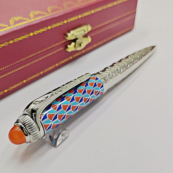 wholesale New AAA R Series Ca Metal Ballpoint Pen Black And Sier Stainless Steel Stationery Office Writing Ball Pens With Gem Top
wholesale New AAA R Series Ca Metal Ballpoint Pen Black And Sier Stainless Steel Stationery Office Writing Ball Pens With Gem Top