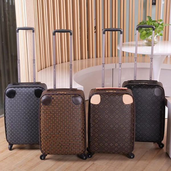 Designer Suitcases Designer Luggage with Travel Wheels for Women 20'' Valise Luggage Two Wheels Men Trolley Rolling Bag High Quality Metal, Brown
Designer Suitcases Designer Luggage with Travel Wheels for Women 20'' Valise Luggage Two Wheels Men Trolley Rolling Bag High Quality Metal, Brown