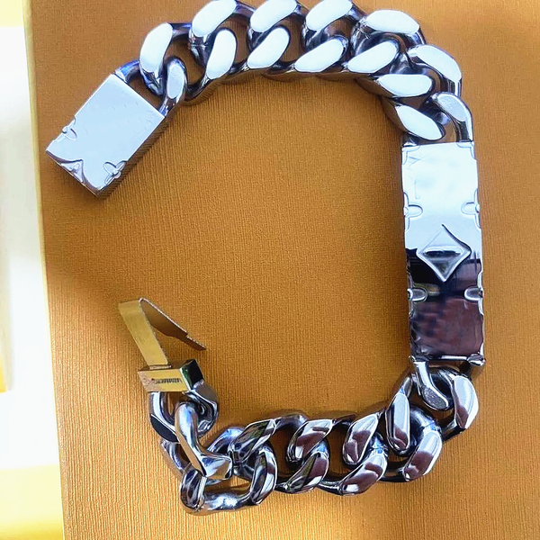 Designer Steel Chain Bracelet