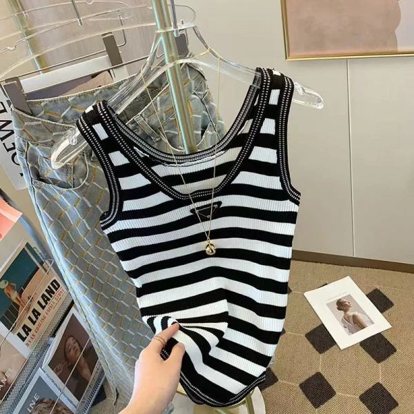 womens designer woman women tops summer fashion pure cotton knitted tank top clothing ss BFG2501117, Blue
womens designer woman women tops summer fashion pure cotton knitted tank top clothing ss BFG2501117, Blue